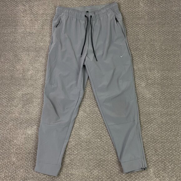 Nike Unlimited Tapered Versatile Pants Men's Medium Gray Training Gym Running - Picture 1 of 16